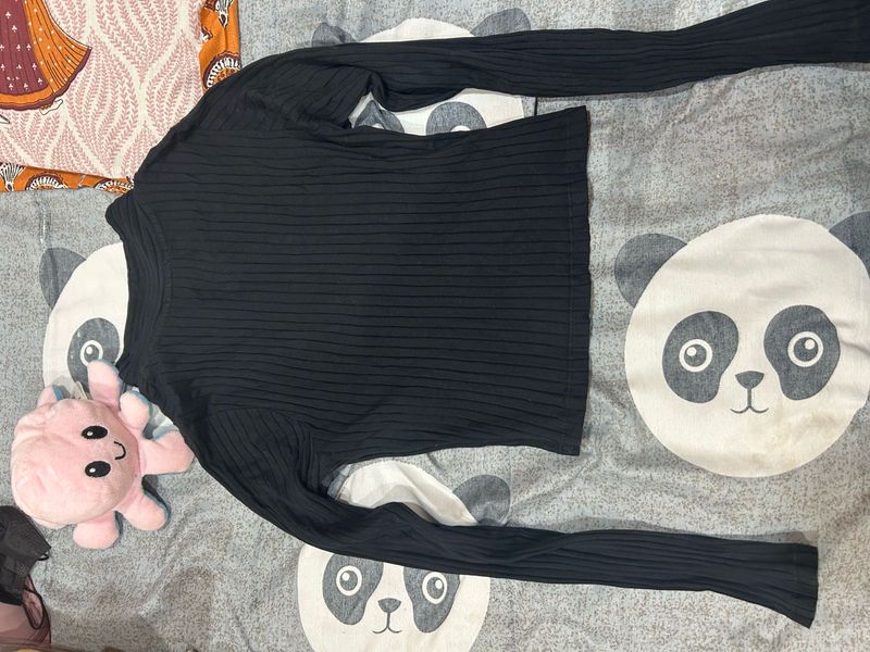 Black Long Sleeve Top