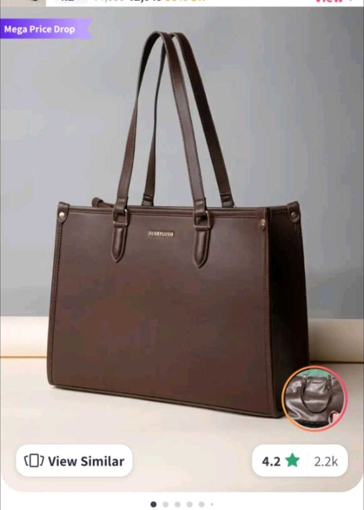 Classic Brown Tote Bag
