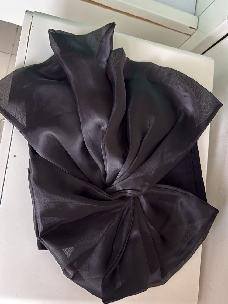 Elegant Black Sheer padded tube top
