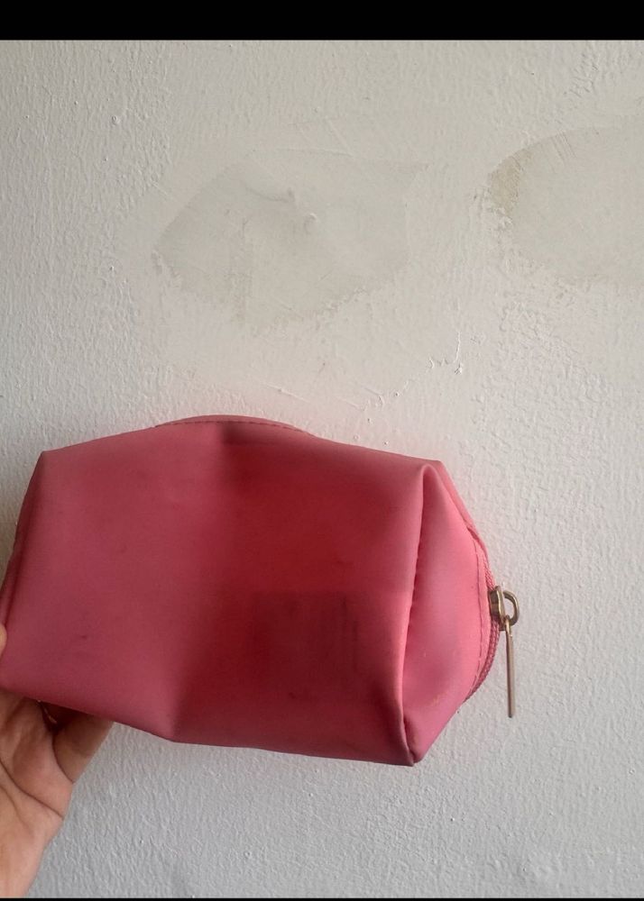 Zudio Pink Makeup Pouch