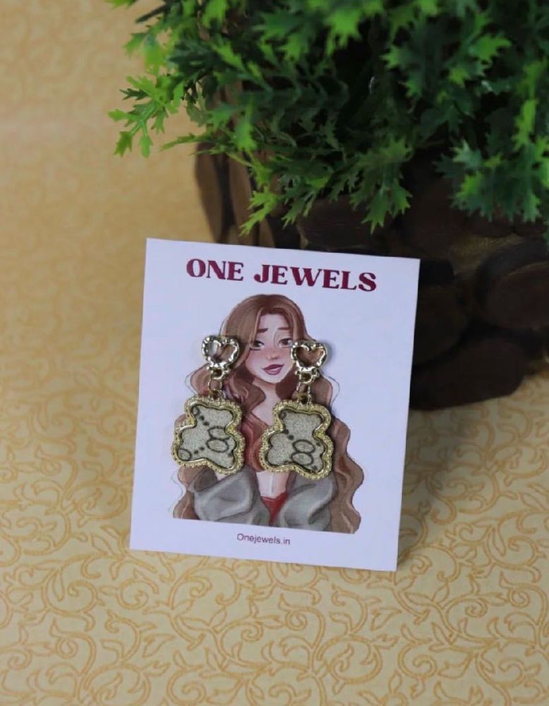 Cute Teddy Bear Earrings