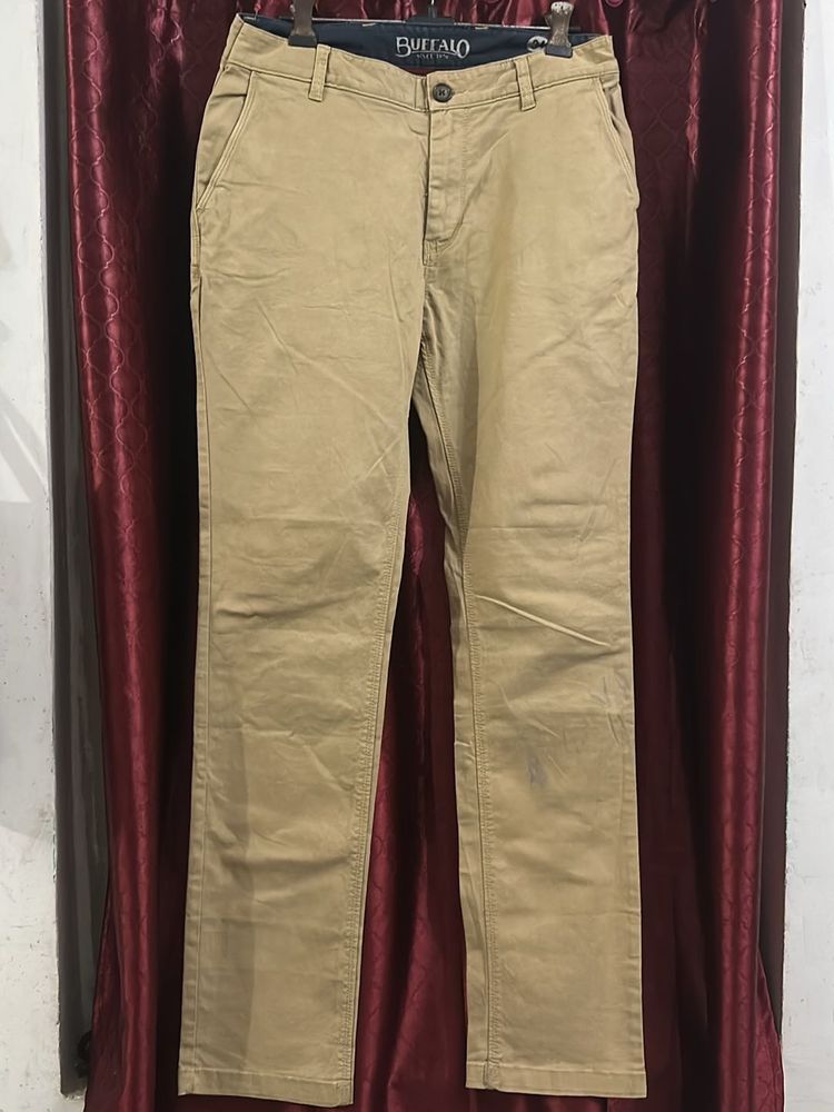 Men's Beige Chinos