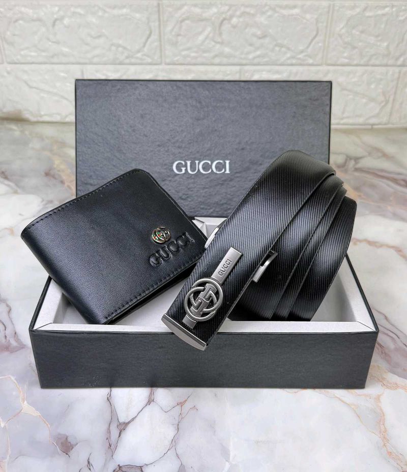 Gucci Belt &amp; Wallet Set