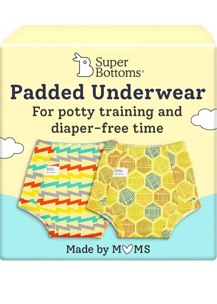 Superbottoms Padded Underwear Size 2 Pack Of 3