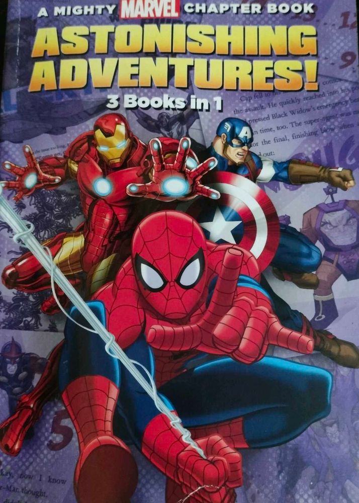 Marvel's Astonishing Adventures 3 Books in 1