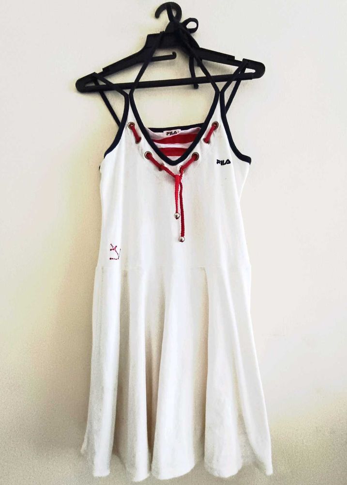 Fila White Dress - Casual Chic