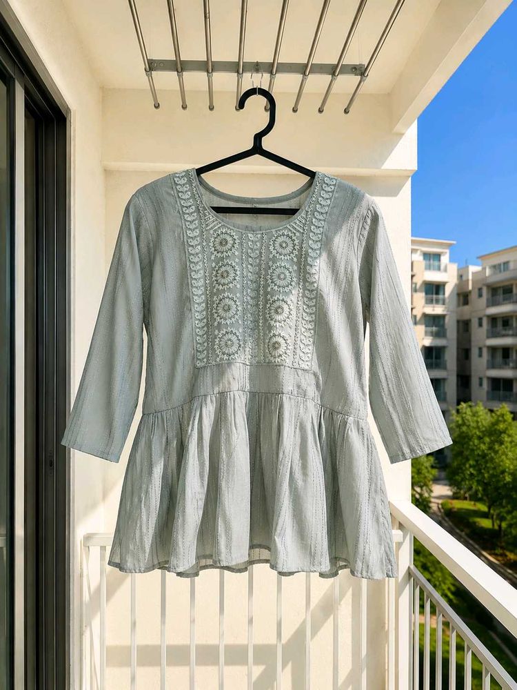 Embroidered Short Kurta
