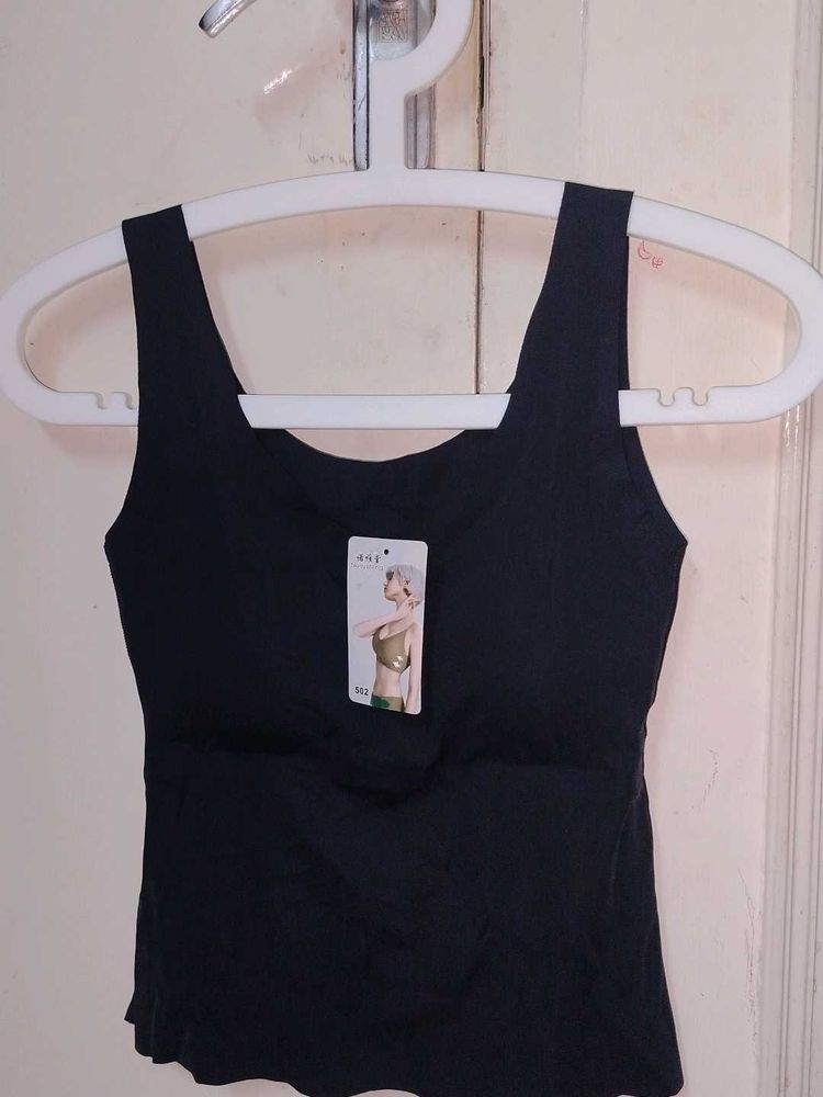 Comfortable Black Camisole Slip