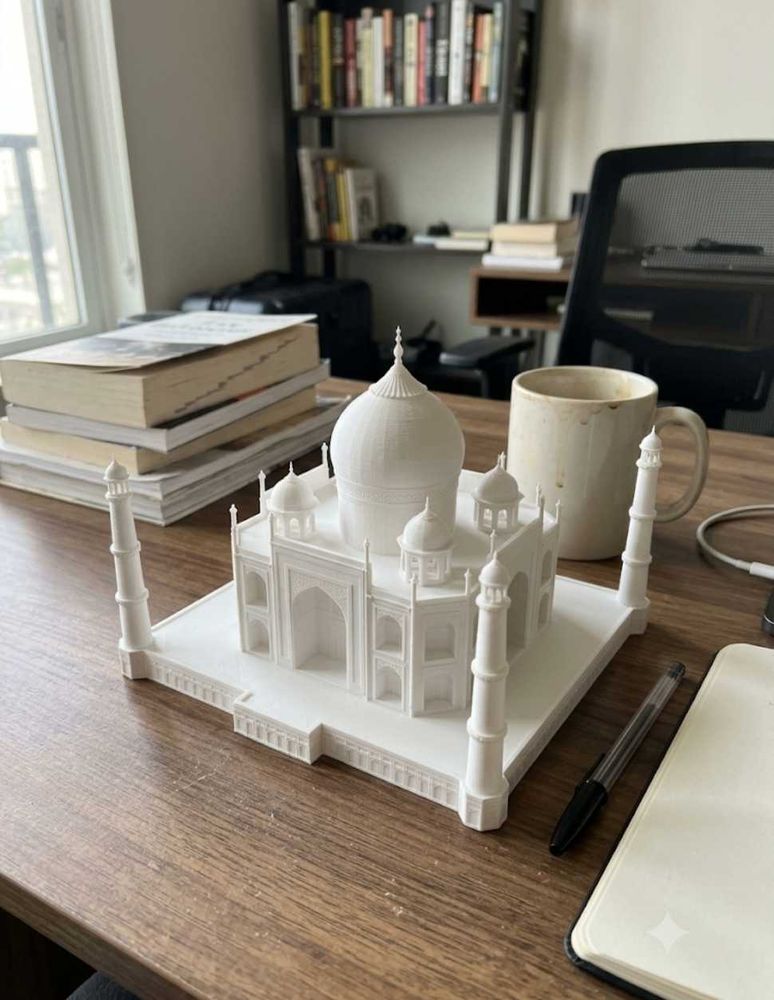 Heritage Miniature Taj Mahal Architectural Replica