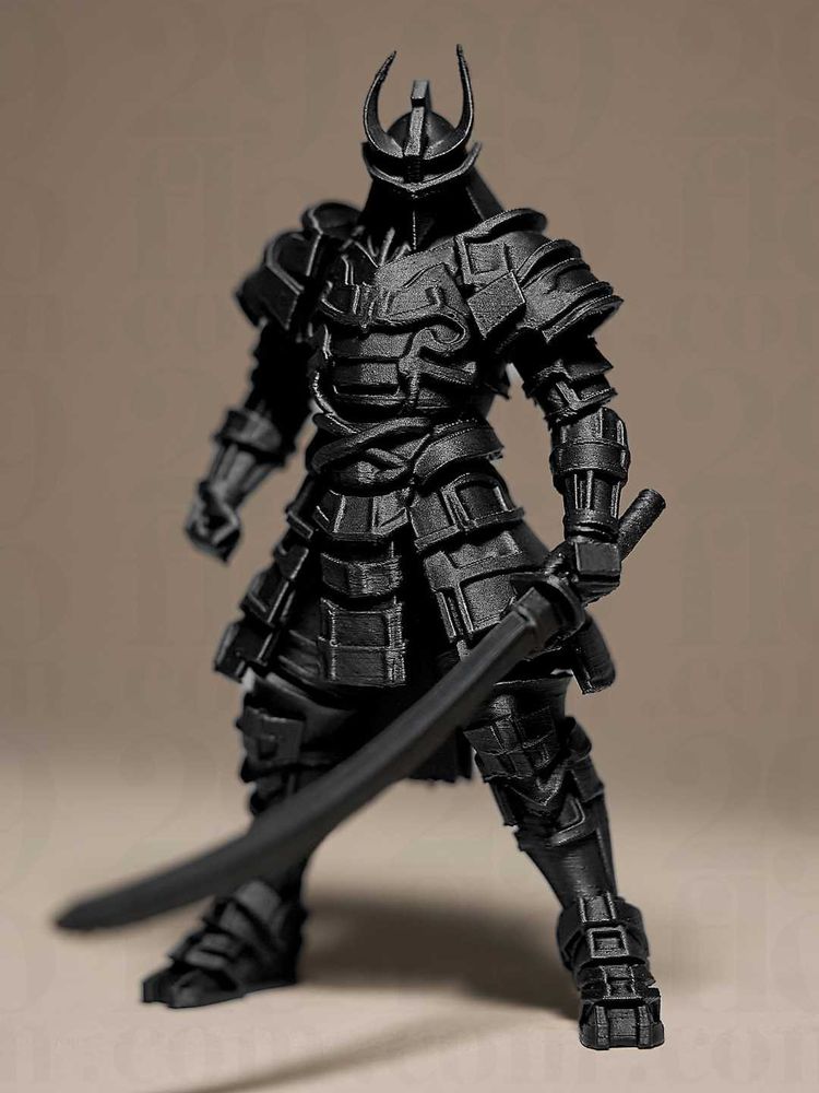 Samurai Armor Figurine – 3D Printed Collectibles