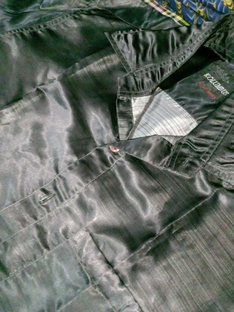 Stylish Men's Silk Shirt