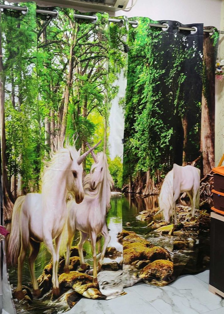Enchanting Unicorn Waterfall Curtains (set of 2)