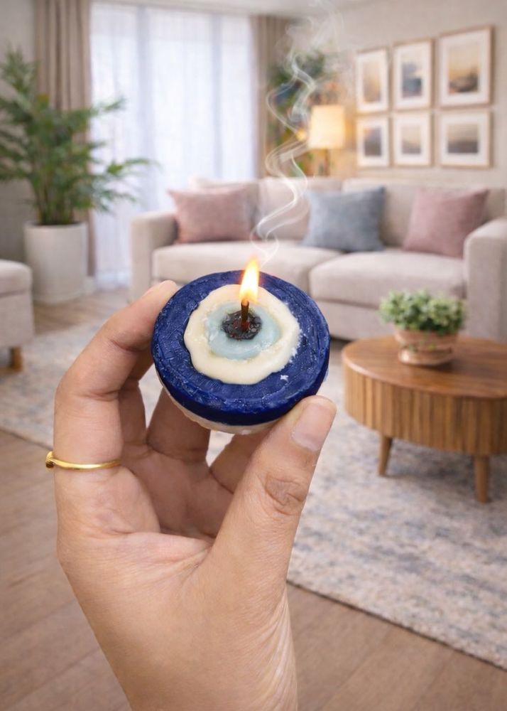 New Evil Eye  Candle