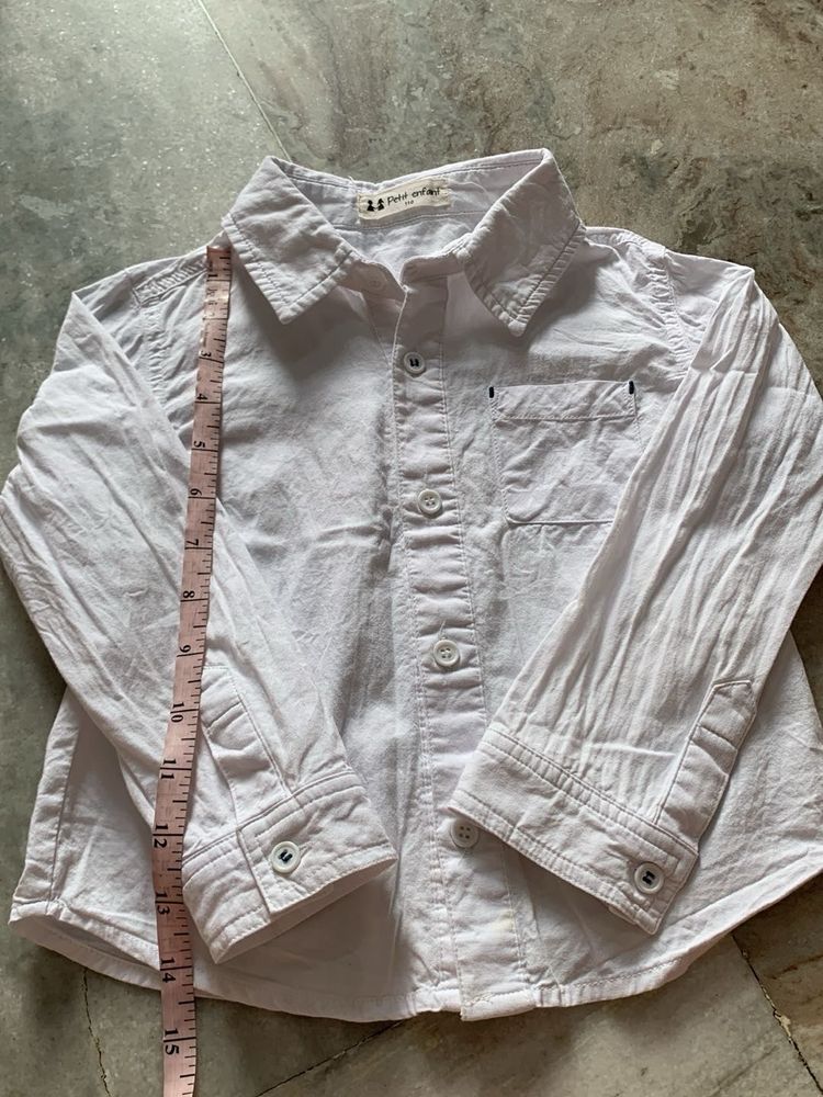 Classic White Button-Down Shirt