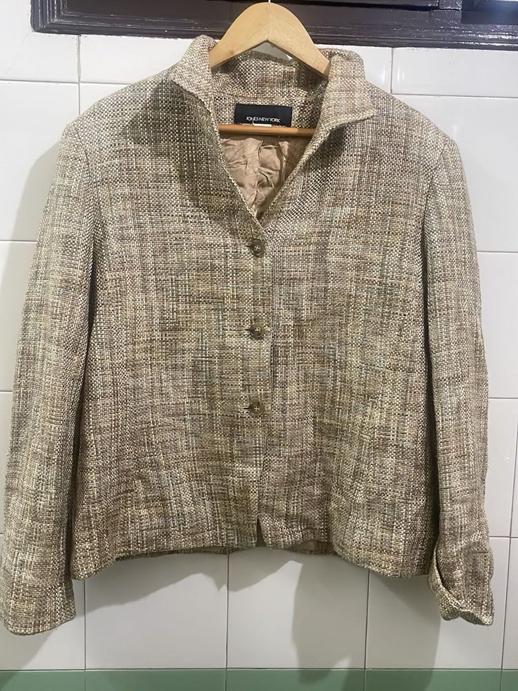 Elegant Textured Blazer Jacket
