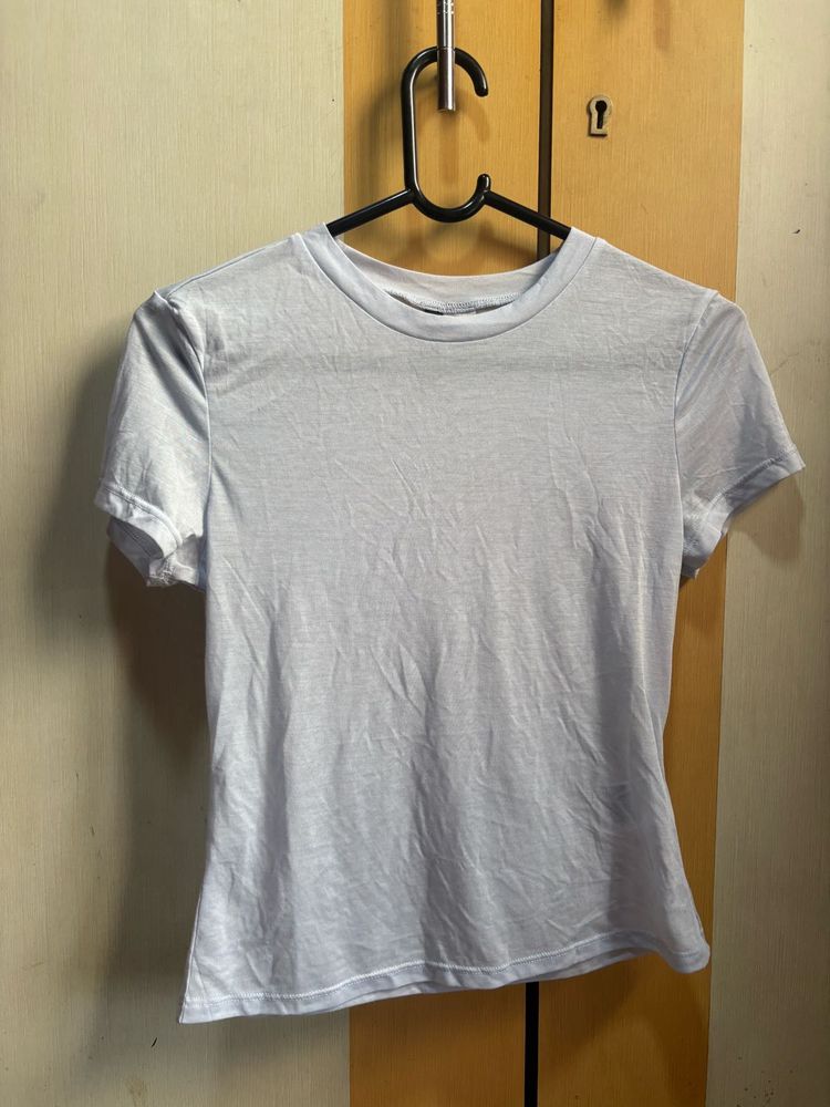 Light Blue Basic T-Shirt