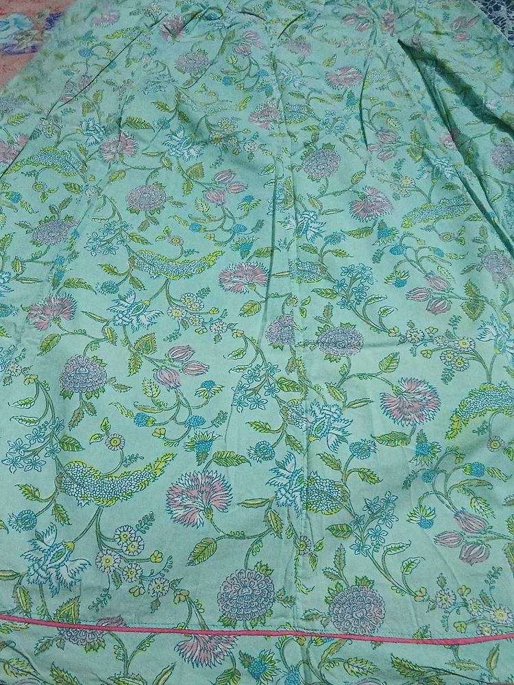 Flowy Floral Print lehenga suit