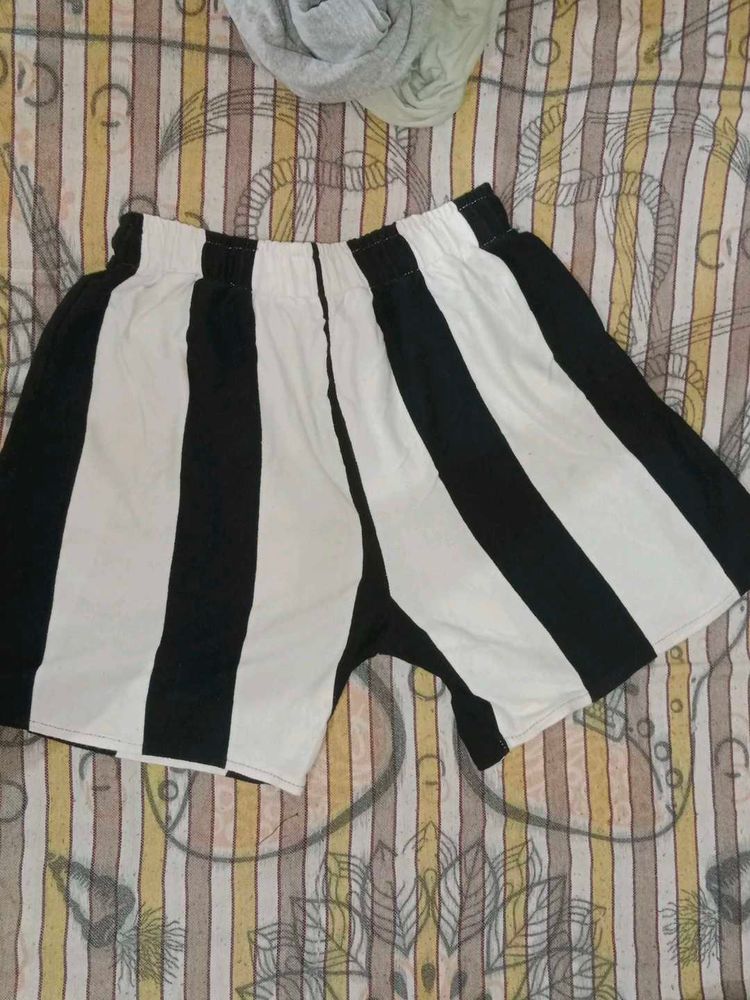 Striped Casual Shorts