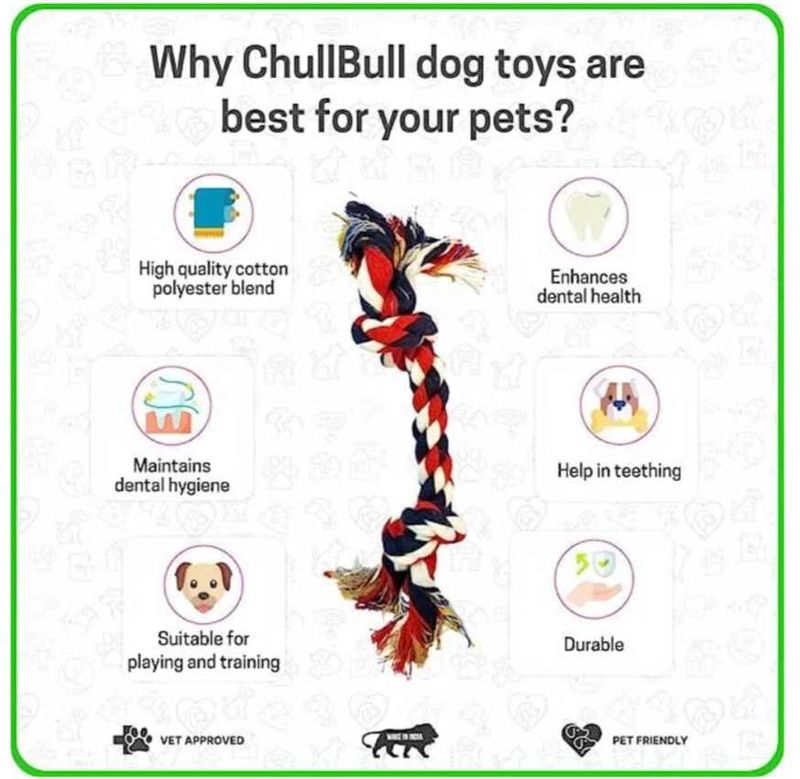 ChullBull Rope Toy for Dogs 🐕✨