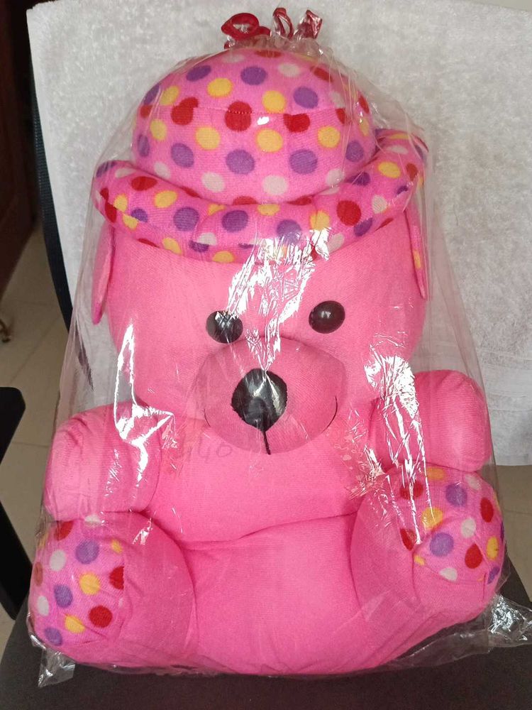 Pink soft hug teddy 🧸