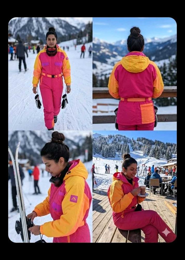 Retro Ski Snowsuit (Top only)