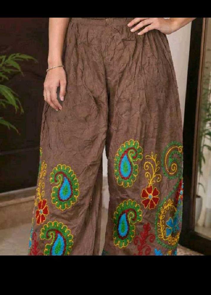 Embroidered Palazzosalwar Pants