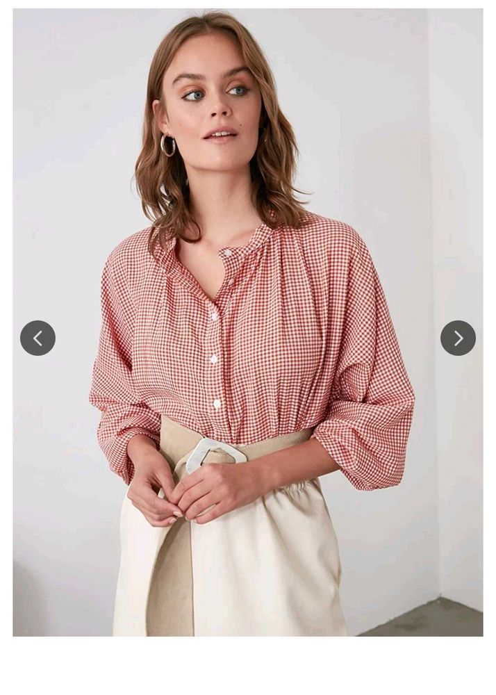Gingham Red Checked Shirt