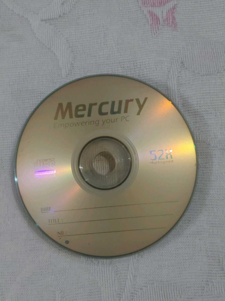 Mercury 52 x 700 MB CD-R Disc ( Set of 5)