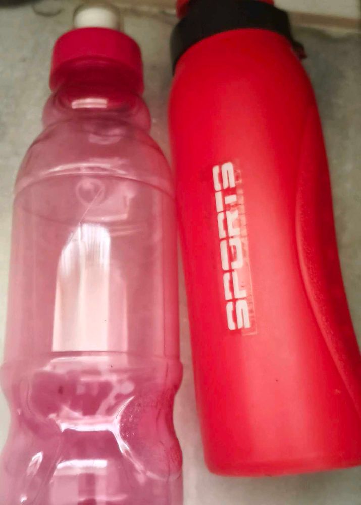 Two Sports Water Bottles