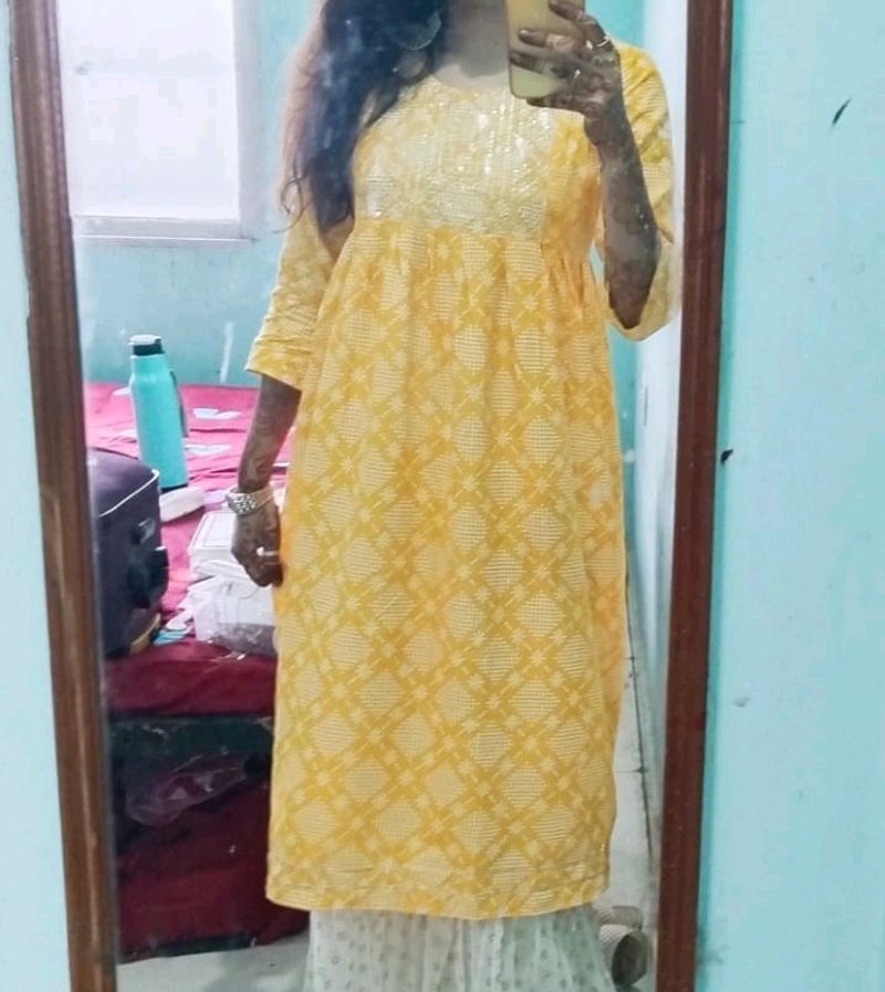 Yellow Kurti