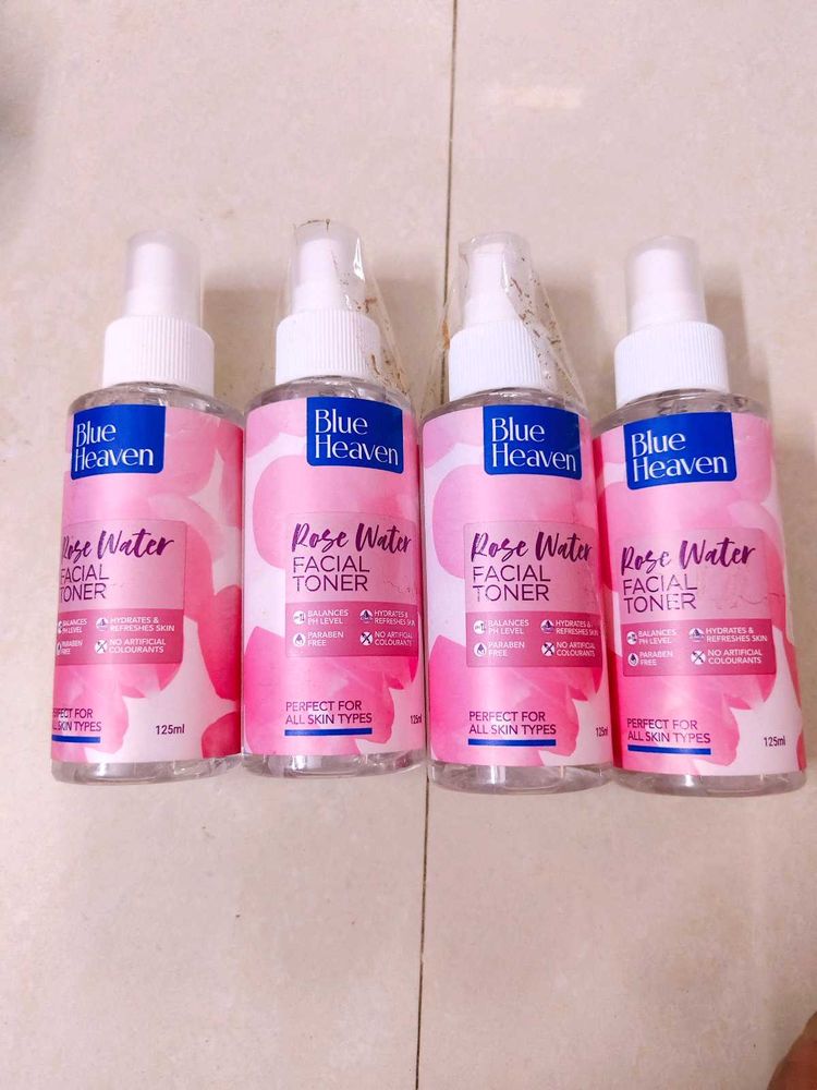 Blue Heaven Rose  water Toner Pack Of 4