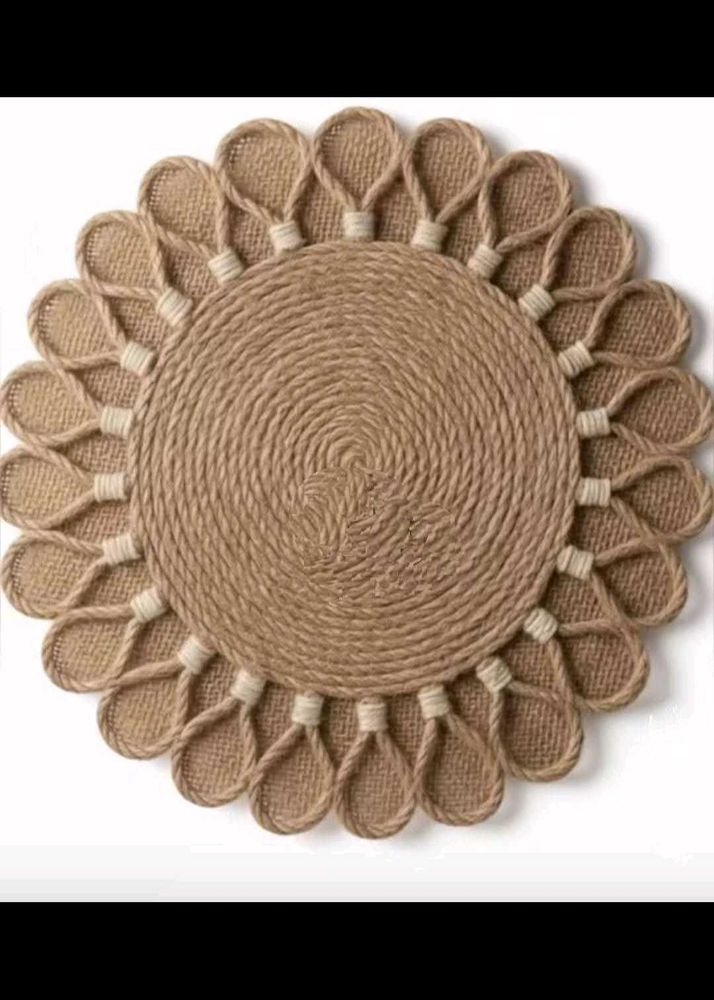 Handmade Jute Doilies Set
