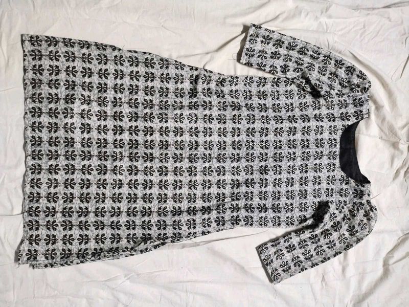 Patterned Casual Dress