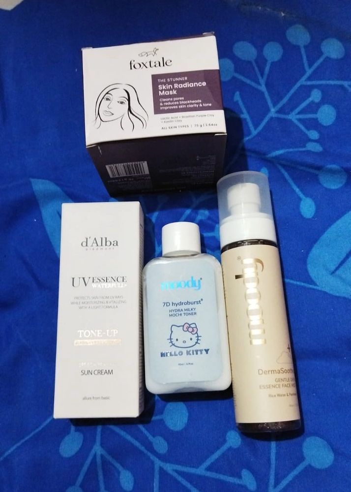 Beauty Skincare Set - Foxtale, D'Alba, Moody
