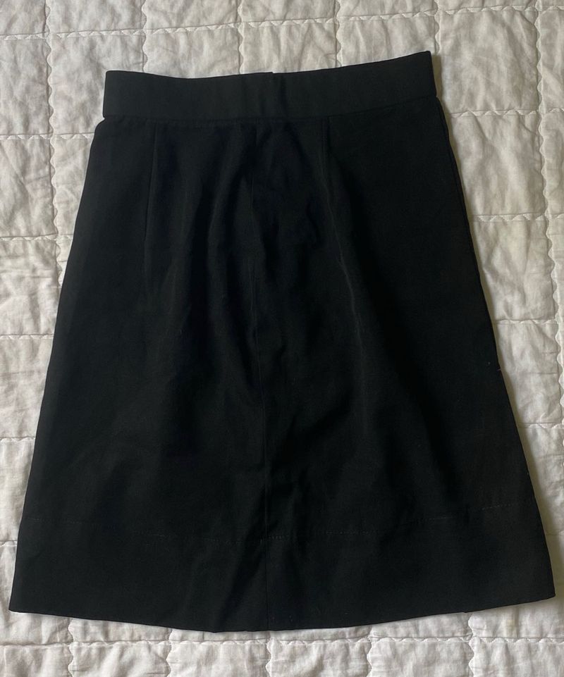 Black A-Line Skirt