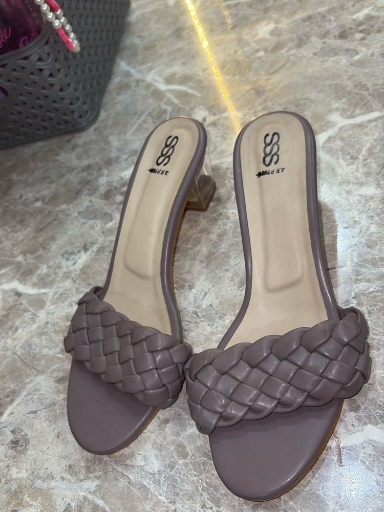 Stylish Woven Block Heels Sandals