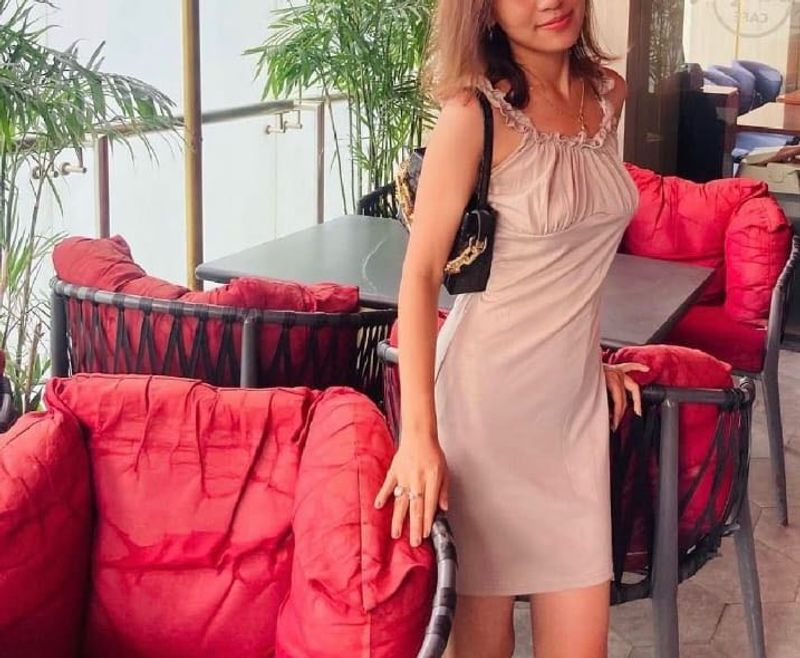 Cute Beige Mini Dress