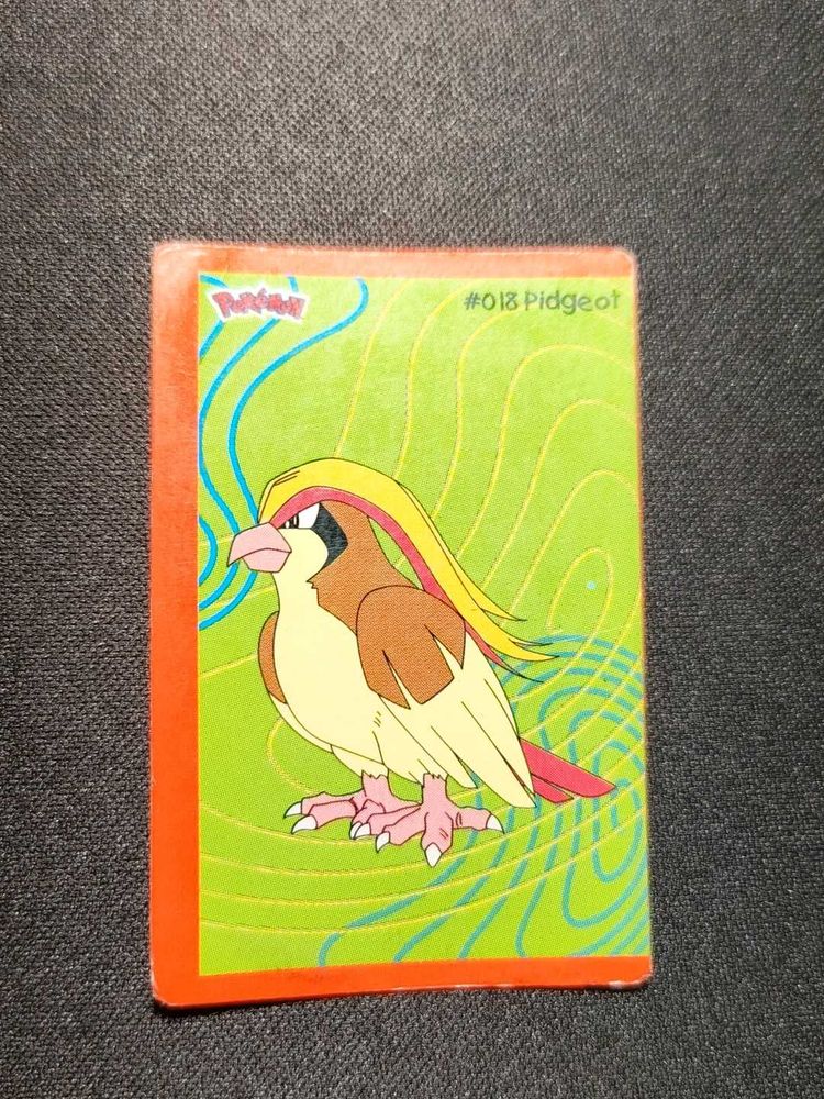 Pokemon greeting card collectible Pidgeot