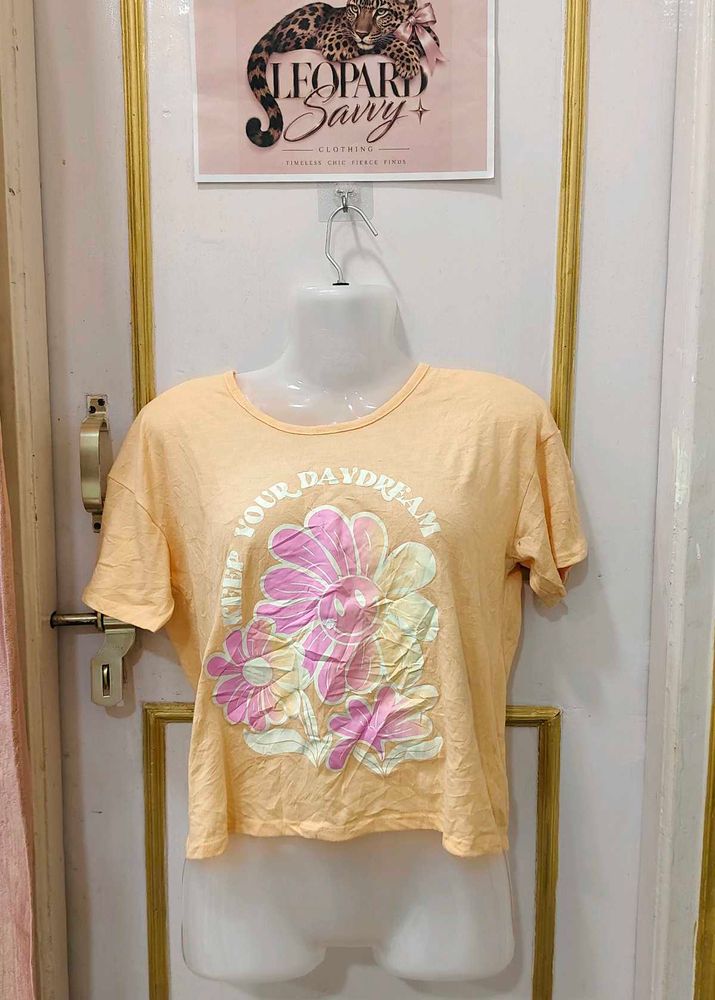 Cute Floral Graphic Tee