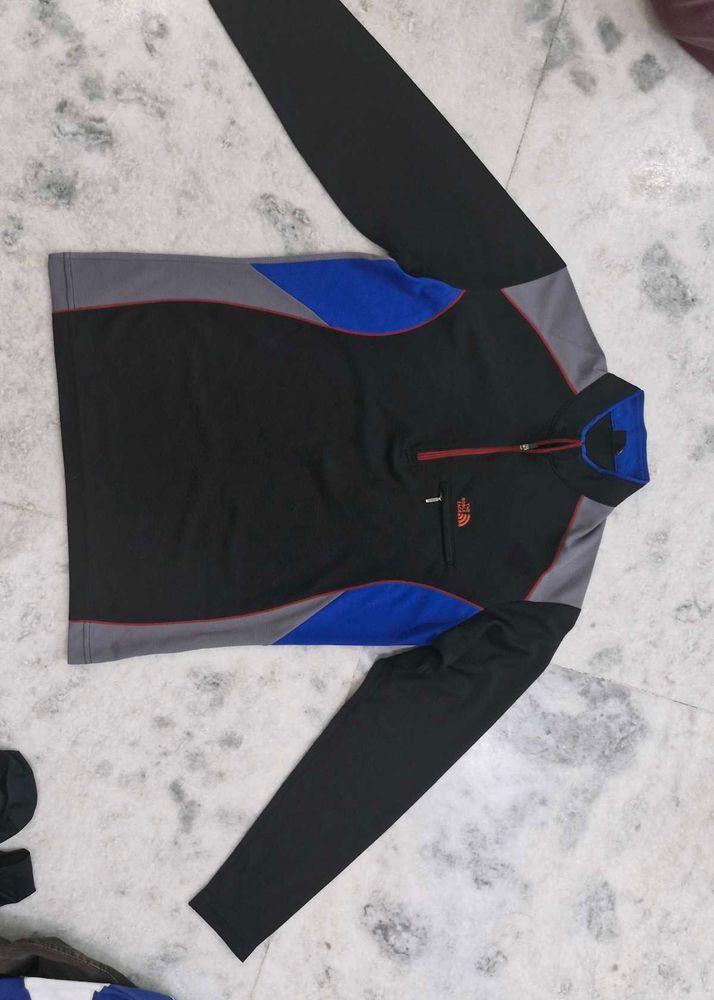 Men's Colorblock Zip-Up Sweatshirt