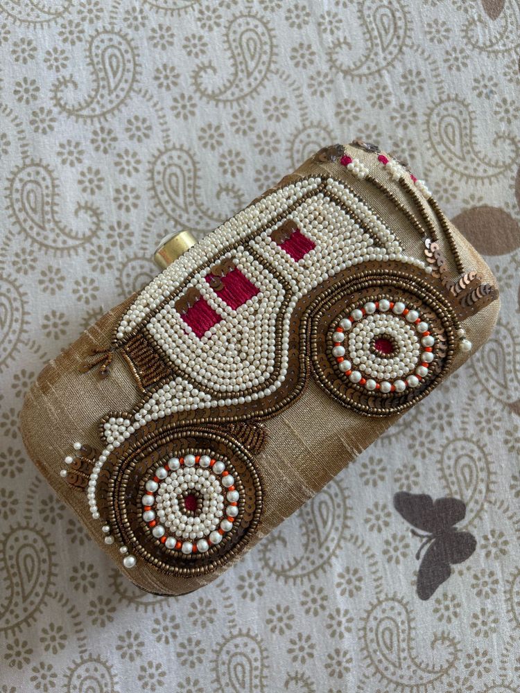 Embellished Evening Clutch Bag