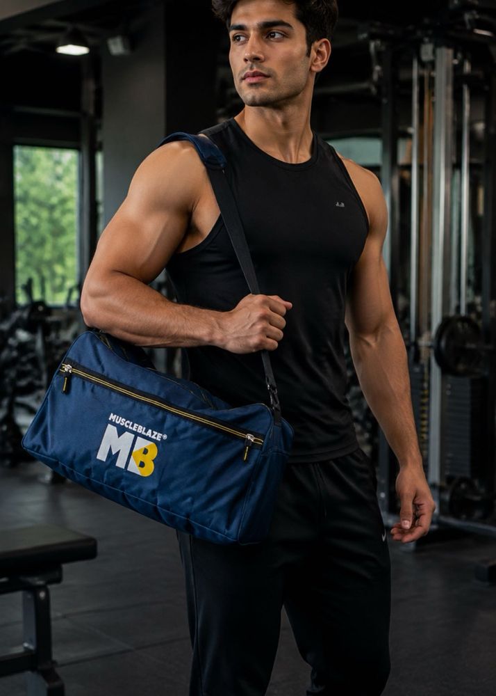Blue Gym Travel Bag