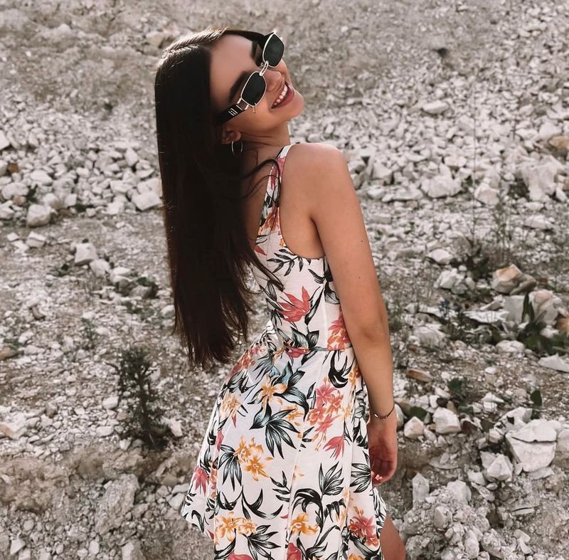 H&amp;M Floral Print Dress