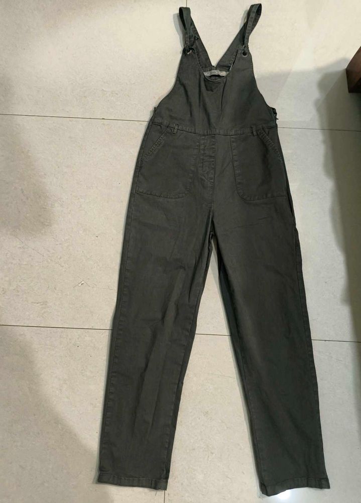 Stretch denim overall
