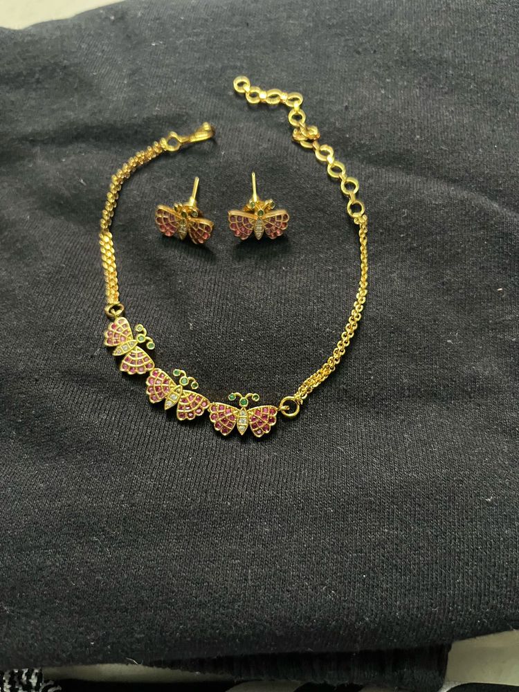Earring With Necklace Set