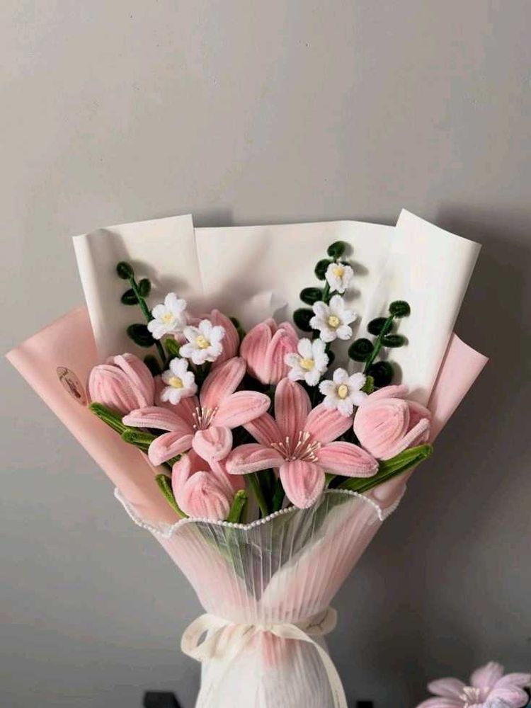 Handmade Crochet Flower Bouquet