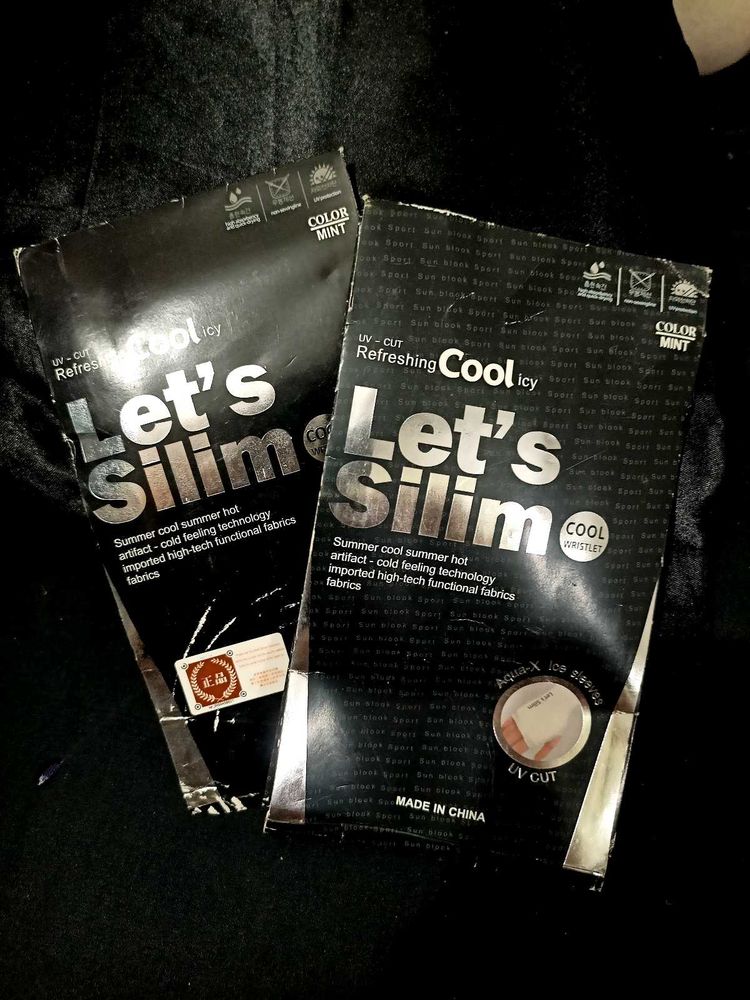 Let's Slim Cooling Sun UV Protect Gloves