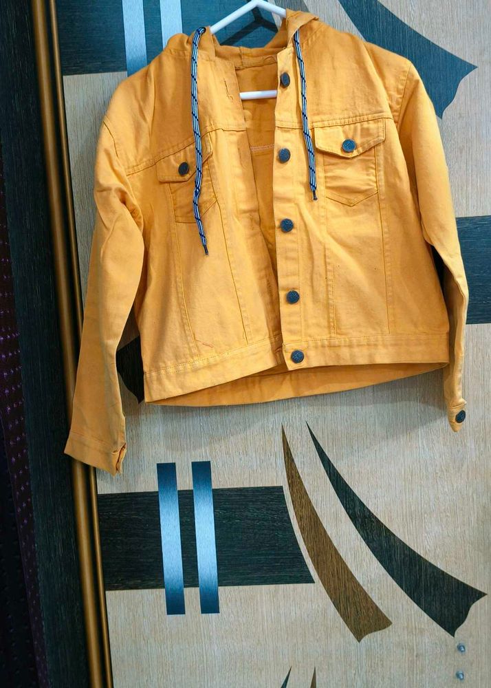 Yellow Denim Jacket