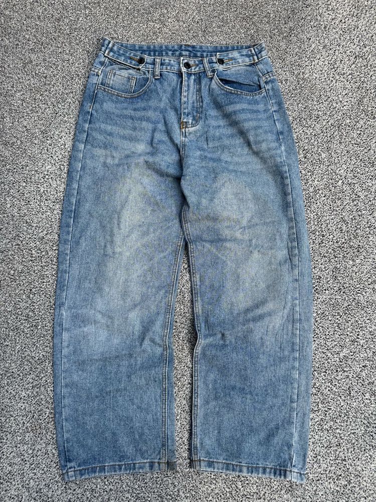 Light Wash Wide Leg Jeans