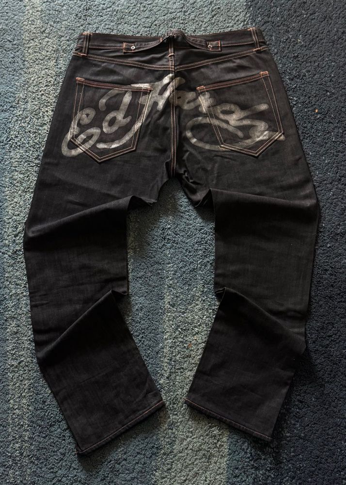 Ed Hardy Rare Back Print Denim Jeans – Vintage Y2K